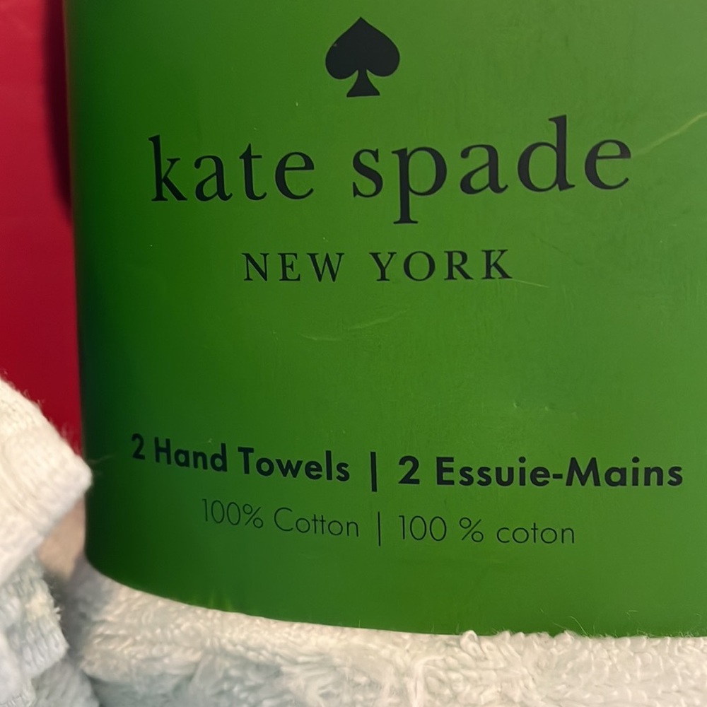 kate spade light mint green Bath Towel Collection - Picture 4 of 4